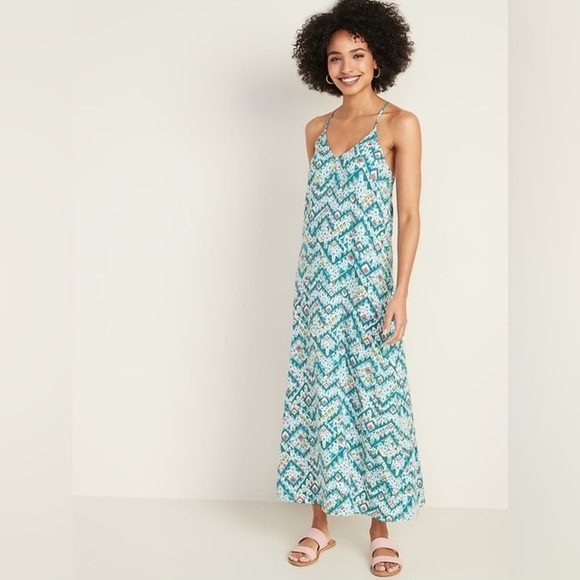 Old Navy Dresses & Skirts - Old Navy NWT Vibrant Patterned Maxi Dress